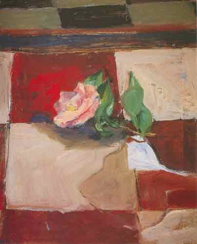 Gemälde Reproduktion von Richard Diebenkorn Kamelie im Studio