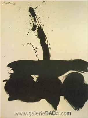 Gemälde Reproduktion von Robert Motherwell Samouri Nummer 1