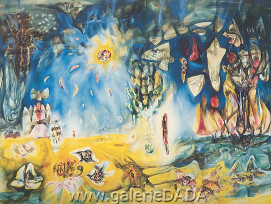 Gemälde Reproduktion von Roberto Matta 