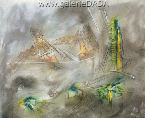 Gemälde Reproduktion von Roberto Matta General Relocation Officer