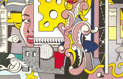 Gemälde Reproduktion von Roy Lichtenstein Gehen Sie für den Barock