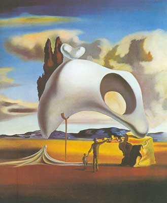 Gemälde Reproduktion von Salvador Dali Atavistische Überreste des Regens