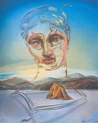 Gemälde Reproduktion von Salvador Dali Die Geburt der Diaspora