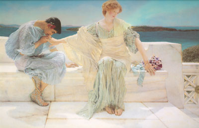 Gemälde Reproduktion von Sir Lawrence Alma-Tadema 