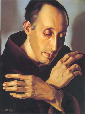 Gemälde Reproduktion von Tamara de Lempicka Der hl.Antonusus