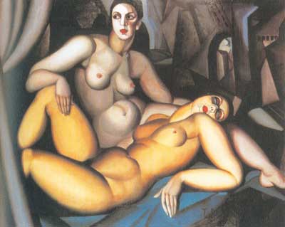 Gemälde Reproduktion von Tamara de Lempicka Perspektive