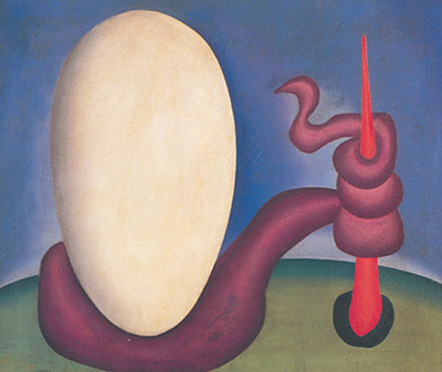 Gemälde Reproduktion von Tarsila do Amaral Das Ei