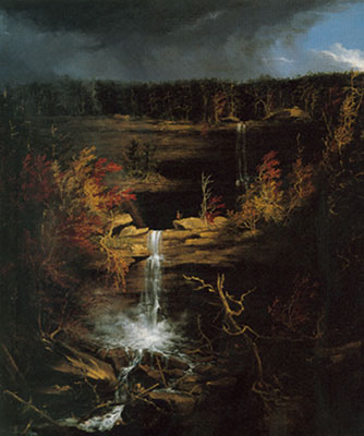 Gemälde Reproduktion von Thomas Cole Fälle von Kaaterability