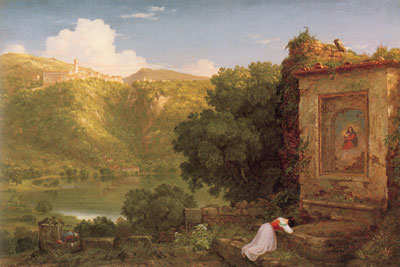 Gemälde Reproduktion von Thomas Cole Penseroso