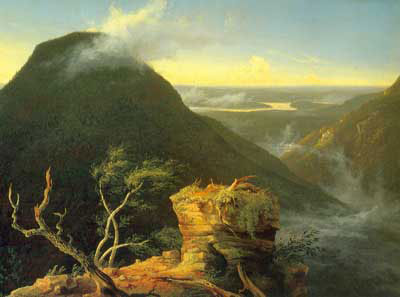 Gemälde Reproduktion von Thomas Cole Sonnige Morgendämmerung auf dem Fluss