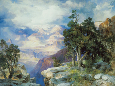 Gemälde Reproduktion von Thomas Moran Der Grand Canyon