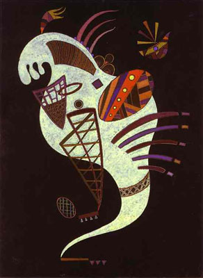 Gemälde Reproduktion von Vasilii Kandinsky Weiße Figur