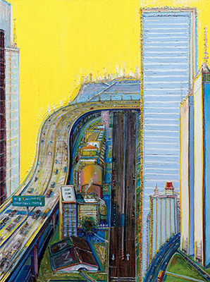 Gemälde Reproduktion von Wayne Thiebaud Autobahn am Morgen