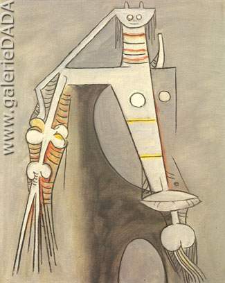 Gemälde Reproduktion von Wifredo Lam Muster der 24.