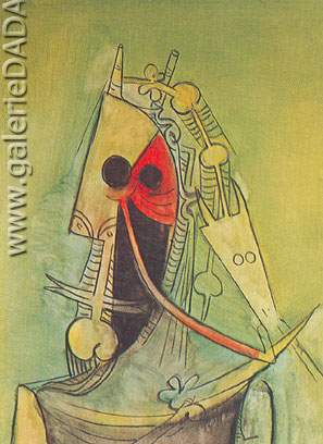 Gemälde Reproduktion von Wifredo Lam Muster