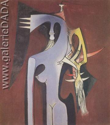 Gemälde Reproduktion von Wifredo Lam Sambesien Sambesien