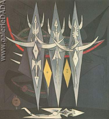 Gemälde Reproduktion von Wifredo Lam 