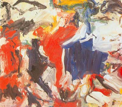 Gemälde Reproduktion von Willem De Kooning Ohne Titel V