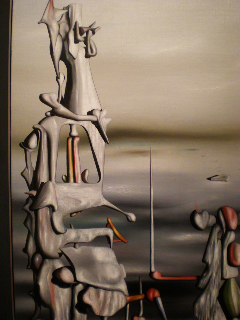 Gemälde Reproduktion von Yves Tanguy Gefahr der Sonne