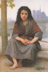 Gemaelde Reproduktion von Adolphe-William Bouguereau, Boheme