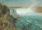 Gemälde Reproduktion von Albert Bierstadt Niagara