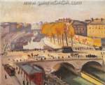 Gemälde Reproduktion von Albert Marquet Le Pont Saint-Michel et le Quai des Grands August