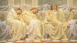 Gemälde Reproduktion von Albert Moore Der Dreamer