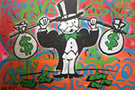 Gemälde Reproduktion von Alec Monopoly Gewichtheber