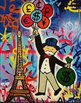 Gemälde Reproduktion von Alec Monopoly Paris