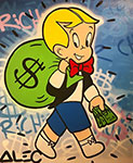 Gemälde Reproduktion von Alec Monopoly Richie Rich