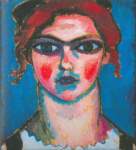 Gemälde Reproduktion von Alexei von Jawlensky Green Eye Young Girl