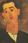 Gemälde Reproduktion von Amedeo Modigliani Juan-Gris