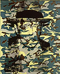 Gemälde Reproduktion von Andy Warhol Camoflage by Joseph Beuys