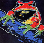 Gemälde Reproduktion von Andy Warhol Kiefernfrosch Barrens