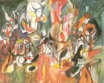 Gemälde Reproduktion von Arshile Gorky Ein Jahr lang