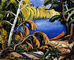 Gemälde Reproduktion von Arthur Lismer Temagami, portage