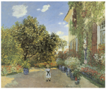 Gemälde Reproduktion von Claude Monet Der Künstler