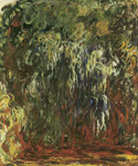 Gemälde Reproduktion von Claude Monet Willow weinend, Giverny