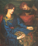 Gemälde Reproduktion von Dante Gabriel Rossetti Mariana