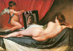 Gemaelde Reproduktion von Diego Rodriguez de Silva Velazquez, Die Rokeby Venus