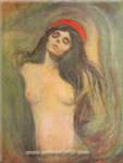 Gemälde Reproduktion von Edvard Munch The Lady of the Lord