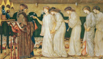 Gemälde Reproduktion von Edward Burne-Jones Prinzessin Sabra zieht das Los