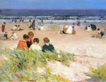 Gemälde Reproduktion von Edward Henry Potthast An der Küste