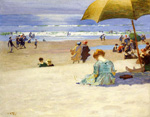 Gemaelde Reproduktion von Edward Henry Potthast, Hürden