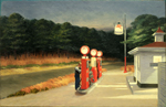 Gemälde Reproduktion von Edward Hopper Gas