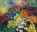 Gemaelde Reproduktion von Emil Nolde, Flower Garden: Schwiegerichte