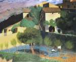 Gemälde Reproduktion von Felix Vallotton Cagnes