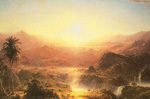 Gemälde Reproduktion von Frederic Edwin Church Die Anden von Peking