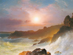 Gemälde Reproduktion von Frederic Edwin Church Küstenszene