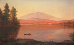 Gemälde Reproduktion von Frederic Edwin Church Mount Katahtin vom Millinocket-Camp aus